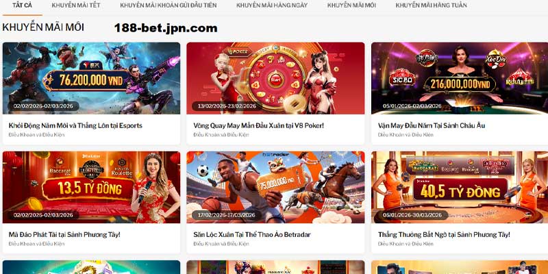 188BET Sonicsuite 🎖️ link vào 188BET mới nhất 2026 - Link 188 BET 10 Thưởng khuyến mãi lớn tại 188bet